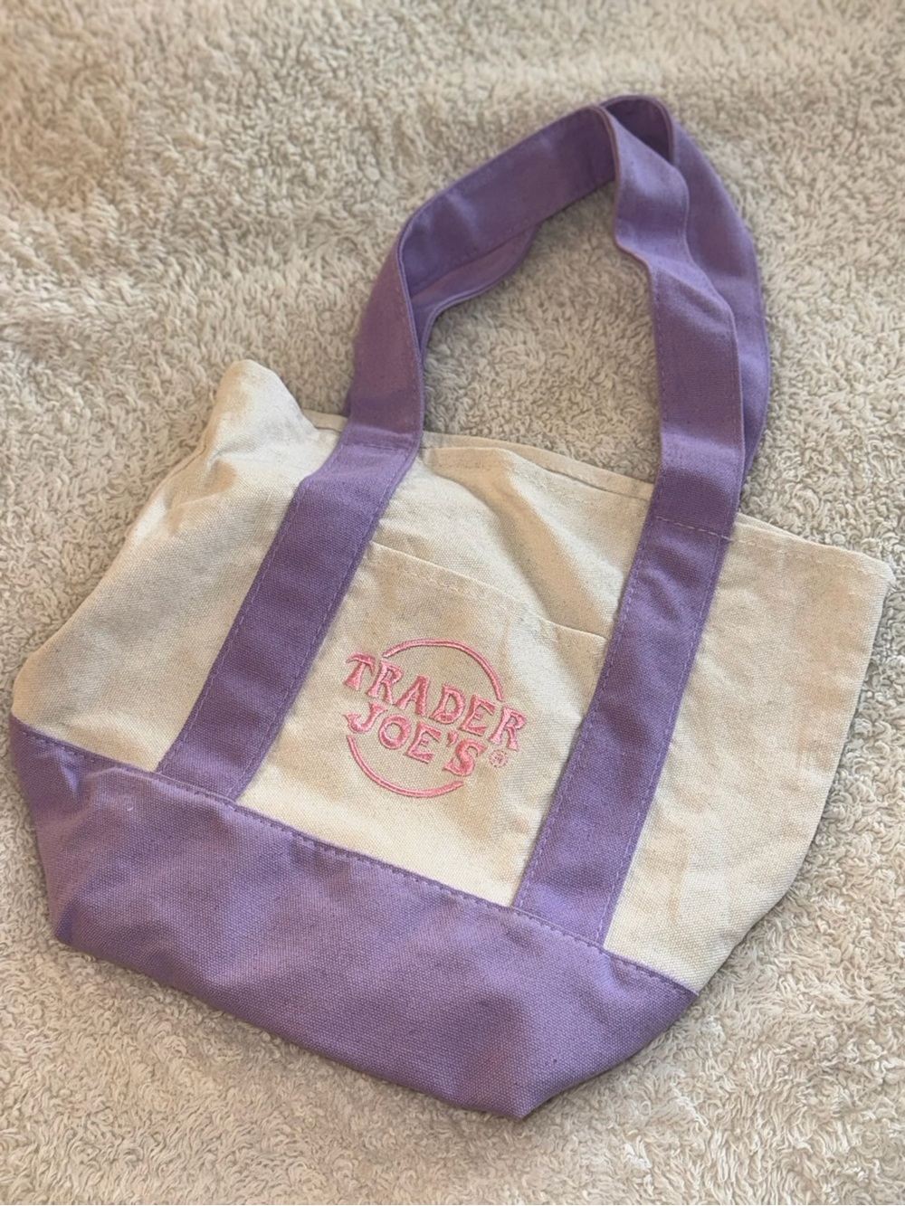 Trader Joe’s Mini Canvas Tote Bag
